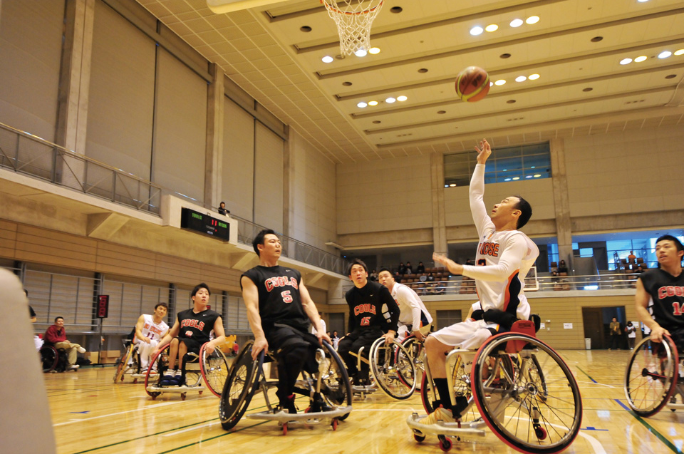 イメージ図：車椅子バスケットボール